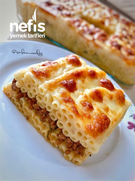 Fırında Kıymalı Makarna